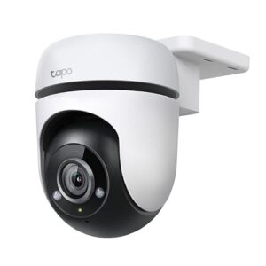 Tapo 1080P Outdoor Wired Pan/Tilt Security Wi-Fi Camera, 360° View, Motion Tracking, Works with Alexa & Google Home, Night Vision, Free AI Detection, Cloud & SD Card Storage(up to 512GB), Tapo C500…