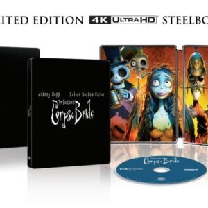 Tim Burton’s Corpse Bride – Limited Edition Steelbook (4K Ultra HD + Digital)