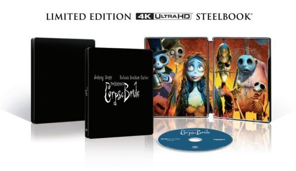 Tim Burton's Corpse Bride - Limited Edition Steelbook (4K Ultra HD + Digital)
