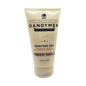 Tobacco Vanilla Shave Gel – Precision Shave with Hydration and Bold Tobacco Vanilla Scent – 5 oz