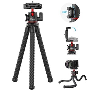 ULANZI MT-33 Flexible Mini Camera Tripod, Black, Compatible with iPhone 12 Samsung Canon Nikon Sony Cameras