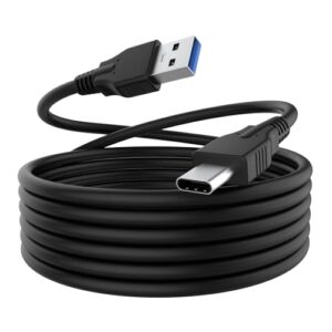 USB C 3.0 Cable Photo Transfer Cable Compatible with Canon EOS RP, EOS R, R5, R6, EOS R8, R50 Compatible with Nikon ZFC Z6 Z7 D6 D780, Compatible with Olympus E-M1 Mark III Mark Ⅱ Camera(3.3ft, Black)