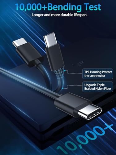 2-Pack Type C Charger Cable Compatible with Kindle E-readers,Fire Tablets,HD 10 9th 11th Generation,HD 8 10th Gen,8 Plus Kids Edition (2019,2020,2021),Kids Pro,HD7 2022,Max 11 2023,USB-C Charging Cord - Image 5