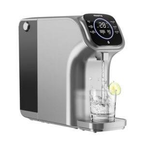 UV Countertop Reverse Osmosis Water Filter,NSF/ANSI 58&372 Certified,150GPD 6-Stage RO Water Purifier with Alkaline Remineralization, No Installation and Portable for Home and Office