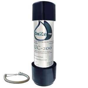 Under Sink Water Filter for Sink Faucet by CuZn, 5 Year Filtration Life, Reduces PFAs, PFOS, Lead, Chlorine, Improves Taste of Tap Water with NSF/ANSI 42 & 372 Certified High Performance