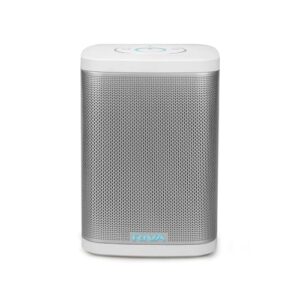 Upgraded Concert Wi-Fi Bluetooth Smart Hi-Fi Speaker with Alexa Built-in, 6 Drivers, 50W, Multiroom Music System, Voice Control, Support Airplay 2, Spotify, Tidal and More Streaming (White)