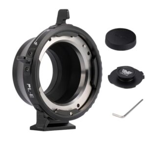 VILTROX PL-E Mount Lens Adapter Ring Lens Converter with Rotary Lock Compatible with PL Lens to Sony E/NEX Mount Cameras A7S3/FS7/5/FX9/A7R4/R3/a Series/Nex Series