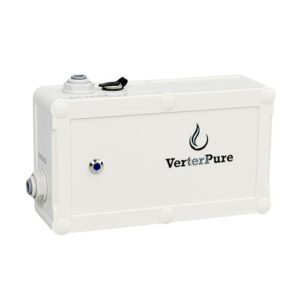 VP2 Mini UV-C LED Ultraviolet Water Filter Purifier, Reduce up to 99.99% of Contaminants at Flow Rate 0.52GPM, Smart On/Off Switch, 12V DC for RV Boats Off-Grid Livings, Mercury Free