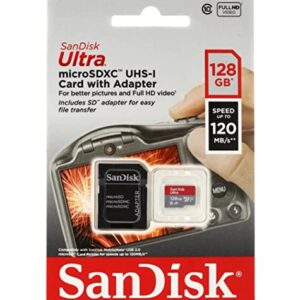 Verified by SanFlash for Amazon 770-6747-743 Sandisk Ultra 128GB microSD Memory Card for Fire Tablets and Fire -TV