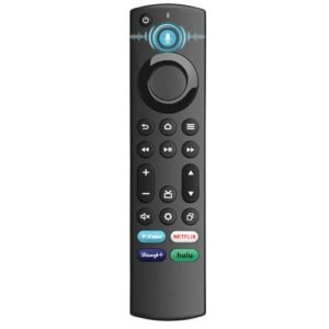 Voice Remote Control Replacement for Smart Tv(Toshiba, Insignia, AMZ Onmi, Pioneer), Compatible for Tv Stick(4K, 2nd Gen, 3rd Gen, Life), for AMZ Smart Tv Cube