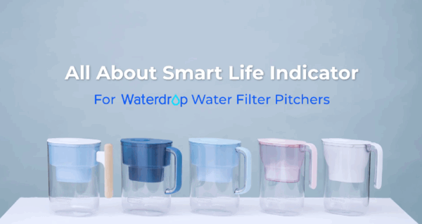 Waterdrop Water Filter Pitcher with 1 Filter, 200-Gallon Long-Life, 10-Cup Large Water Filter Pitcher, NSF Certified, 5X Times Lifetime, Reduces PFOA/PFOS, Chlorine, Blue - Image 8