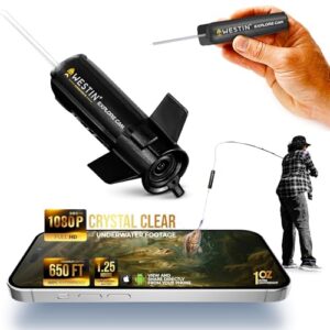 Westin Explore Cam Fish Camera for Underwater Fishing – The Only Castable Wireless Fishing Line Camera – Waterproof – Full HD Video Capture – Battery Operated – 1oz Lightweight