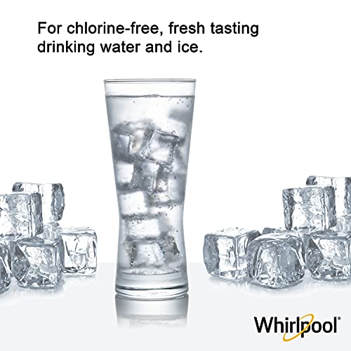Whirlpool Inline Water Filter WHKF-IMTO, 1/4" Quick Connect Fits Refrigerator, Ice Maker, NSF/ANSI 42 Certified Reduces Chlorine Taste & Odor for Drinking Water and Filtered Ice, 6 Month Filter Life - Image 5