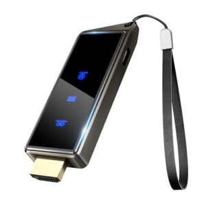 Wireless HDMI Display Dongle Adapter, Portable Transmitter, Streaming Media Video/Audio/File HDMI Wireless Extender from Smartphone,Laptop to HDTV/Monitor/Projector, Support Airplay DLNA Miracast