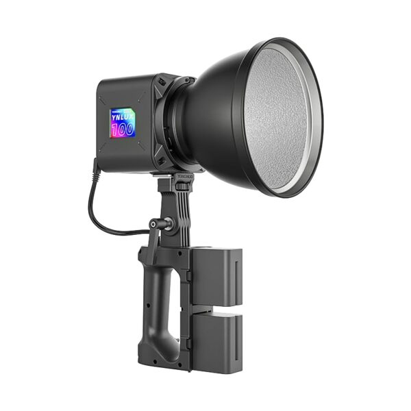 YONGNUO YNLUX100 RGB 120W LED Video Light Handheld Light with Bowens Mount 2700k-10000k Bi-Color tempreture and RGB 2.4G APP Remote Control for Studio Video, YouTube, Vlog, Live Stream, Filming, etc - Image 3
