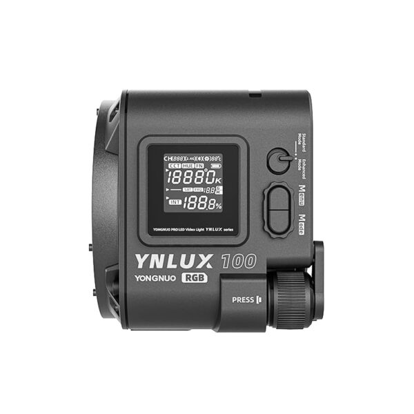 YONGNUO YNLUX100 RGB 120W LED Video Light Handheld Light with Bowens Mount 2700k-10000k Bi-Color tempreture and RGB 2.4G APP Remote Control for Studio Video, YouTube, Vlog, Live Stream, Filming, etc - Image 5