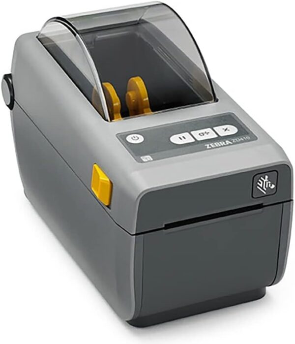 ZEBRA ZD410 300 dpi Direct Thermal Only Desktop Printer - USB and USB Host, Modular Connectivity - 2" Max Print Width, 4 IPS, Monochrome Barcode Label Printer, Grey- ZD41023-D01000EZ YKGAV - Image 4