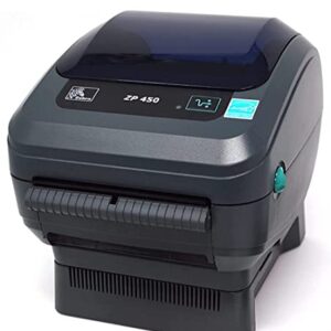 Zebra ZP450 (ZP 450) Label Thermal Bar Code Printer | USB, Serial, and Parallel Connectivity 203 DPI Resolution | Made for UPS WorldShip | Includes Jetset Software