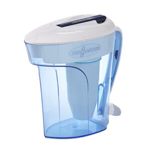ZeroWater 12-Cup Ready-Pour 5-Stage Water Filter Pitcher 0 TDS for Improved Tap Water Taste – IAPMO Certified to Reduce Lead, Chromium, and PFOA/PFOS