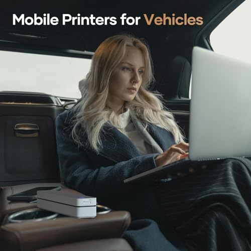 iDPRT Portable-Printer Wireless for Travel, 300DPI Inkless-Thermal-Printers for Home Use, Office, Supports 8.5" x 11"&A4&A5(Cannot Print Color Only Supports Thermal Paper) - Image 5