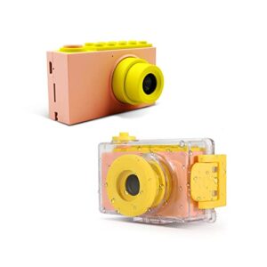 myFirst Camera 2 – Kids Action and Underwater Camera, 8MP 1080P HD Video, Toddler Digital Camera, Webcam, Tripod Mount, MicroSD Card, Neck Lanyard, Christmas or Birthday Gift for Kids 3-12 (Pink)