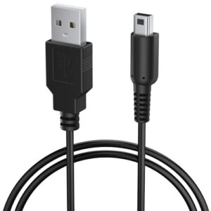 Amzpas 3DS Charger Cable for Nintendo New 3DS XL/New 3DS/ 3DS XL/ 3DS/ New 2DS XL/New 2DS/ 2DS XL/ 2DS/ DSi/DSi XL, Replacement USB Charging Cord 3.9 FT(120cm)