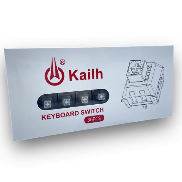 Kailh Box White Switch for Mechanical Gaming Keyboard - 3-Pin Plate Mounted/RGB/SMD Waterproof MX Lever Switch (72pcs) - Image 6