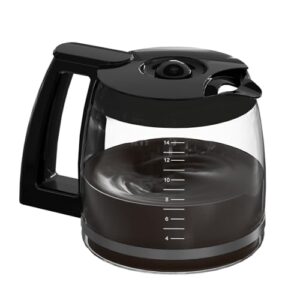 14-Cups Coffee Pot Replacement Carafe Compatible with Cuisinart Coffee Maker DCC-2200RC, DCC-2200, DCC-3200, DCC-3200P1, DCC-3200FR, DCC-3200CPAMZ, DCC-2600, DCC-2800,DCC-1800FR, CBC-7400, CBC-7000PC