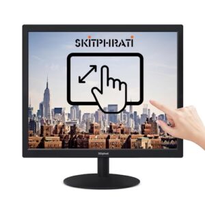 17″ Square 1280×1024 10-Point Multi Touch Screen Monitor with HDMI, VGA, Type B Ports, 75Hz, 5:4 Aspect Ratio, VESA Wall Mountable, PC Touch Monitor for PC POS Machine Windows