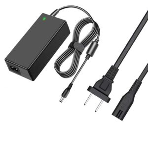 19V AC Adapter Charger for LG Electronics Monitor 32″” 27″” 29″” 24″” 23″” 22″” 20″” 19″” LCD LED HD TV Monitor Widescreen Replacement 24M47H-P 24MP55HQ Monitor Power Adapter Cord