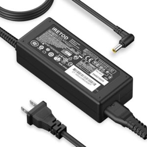 19V DC Power Supply for LG Electronics Monitor 19″ 20″ 22″ 23″ 24″ 32″ TV LCD LED HD Monitor Widescreen Replacement LG Power Adapter Supply Power Cord, Black