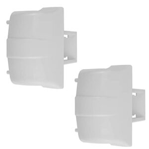 2 PCS WR2X9144 Refrigerator Shelf Retainer Bar Support End Cap Replacement part – Compatible With GE Fridge Replaces WR2X8776 PS299562 AP2060697 AH299562 EA299562