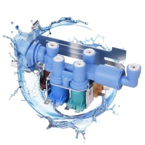 2025 Upgraded 242253002 242102201 Refrigerator Water Inlet Valve for frigidaire electrolux kenmore crosley etc Replace Number 2689640,AP5669874,PS7321353,EAP7321353 Fits Model CFD DGH E23 EI2 FGU etc