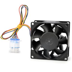 2025 Upgraded WR60X26866 Refrigerator Evaporator Fan Motor fit for GE V80E14MS2A3-57A611 Replace WR60X10356, WR60X10357, WR60X10341, WR02X13733, WR60X24303, WR60X26030, WR60X26033