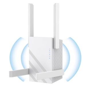 2025 WiFi Extender Signal Booster, WiFi Repeater Dual Band 5GHz/2.4GHz, 1200Mbps WiFi Booster with Ethernet Port Compatible for More Devices
