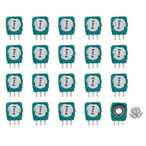 20pcs Replacement Trimmer Potentiometer Sensor for Xbox One,PS3,PS4 Switch Pro Controllers,Gasket Repair Parts for Thumb Stick Analog Joystick