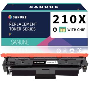 210X Black Toner Cartridges with chip Compatible for HP 210 A 210X Black Toner Cartridges for Color Laser Jet MFP 4301dw 4301fdn 4301fdw 4201dw 4201dn Printer Ink (‎1-Pack)