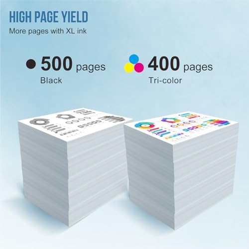 245XL 246XL Ink Cartridges for Canon Ink 245 and 246 PG245 CL246 XL Black Color Combo 243 244 for PIXMA MX490 TR4520 TS3322 TR4522 TR4500 TS3122 TS3300 MX492 MG2522 TS3100 TS3320 Printer (2 Pack) - Image 4