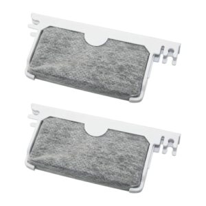 2Pcs 00636459 Refrigerator Active Carbon Part, Replaces 604147, 00607661, 00625366, 635528, 00604147, 615452, etc