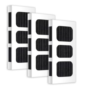 3 Pack Paultra2 Refrigerator Air Filter Compatible with Frigidaire Pureair Ultra 2, Pure Air Ultra 2, Pureair Ultra ii, Electrolux 242047805, 5303918847, EAP12364179