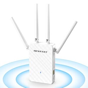 300Mbps WiFi Extenders Signal Booster for Home 2.4GHz WiFi Range Extender 2025 Long Range WiFi Repeater Expand WiFi Coverage to Dead Zones, Support More Network Devices at Home (NF-RE516)