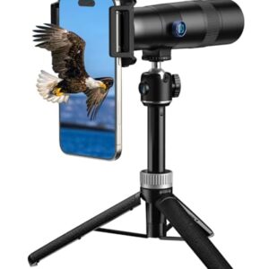 30X Telephoto Lens, High Power HD Telephoto Phone Lens with Adjustable Tripod and Universal Phone Clip, Phone Lens Attachment for Android & iPhone