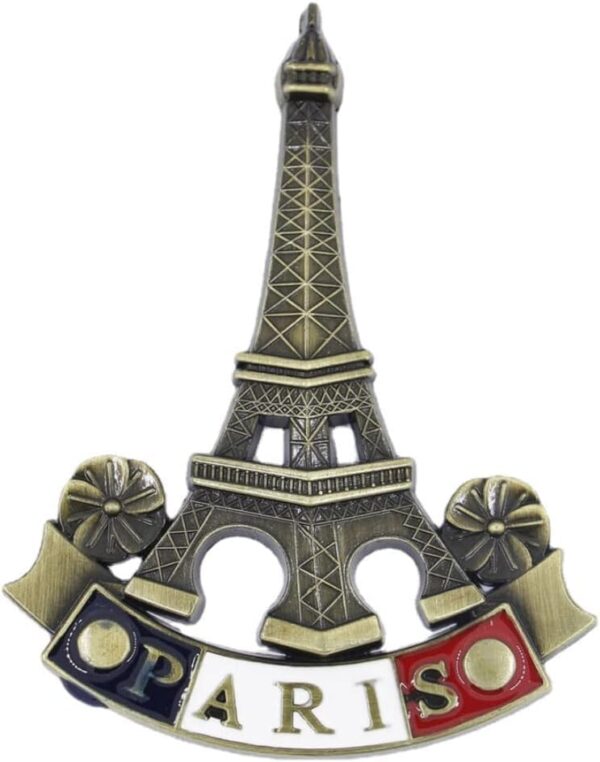 3D Metal Fridge Magnet Eiffel Tower Paris France Souvenir Gift Decor Refrigerator Magnets, Kitchen Accessories,Kitchen Refrigerator Decor