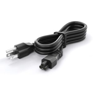 4FT Mickey Mous Power Cable, 3 Prong AC Power Cord Compatible with Acer, Dell, HP, Lenovo, Samsung, Asus, Toshiba Laptop Computer Notebook, LG LCD LED Smart TV, Monitor, Epson Printer Cable, 1Pack