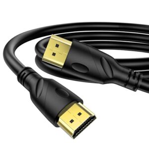 4K HDMI Cable 15ft Ultra High Speed HDMI 2.0 Cord 4K@60Hz 18gbps, Gold Plated Connector,Ethernet Audio Video Return,Compatible for 1080p 3D HDTV PC Xbox Arc Laptop PS3/4/5/9 etc