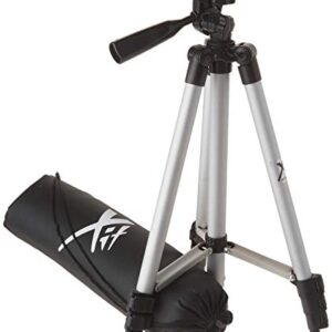 50 Inch Aluminum Camera Tripod for Canon, Nikon, Sony, Samsung, Olympus, Panasonic & Pentax + eCost Microfiber