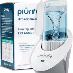 50 Oz Hydrogen Water Pitcher – BPA Free Rich Hydrogen Water Generator Electrolysis Jug with SPE/PEM Technology. Hydrogen Water Machine, Balanced PH Levels and Filtered with Calcium Sulfite