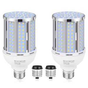 70W LED Corn Light Bulb(2 Pack),(700 Watt Equivalent) Fanless E26/E39 Medium/Large Mogul Base LED Cob Lamp 5000K Daylight 8,800LM for Outdoor Indoor Garage Warehouse Factory Workshop Street Backyard