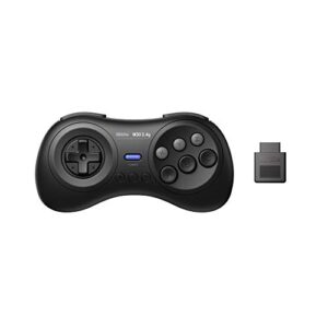 8Bitdo M30 2.4G Wireless Gamepad for the Original Sega Genesis and Sega Mega Drive – Sega Genesis,Black