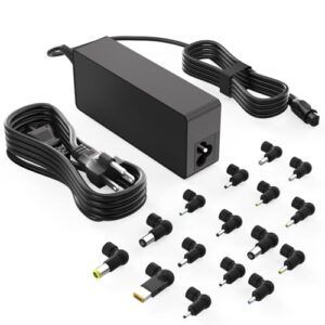 90W Universal AC Adapter Laptop Charger for Dell HP Acer Asus Lenovo IBM Toshiba Samsung Sony Fujitsu Gateway Notebook Ultrabook Chromebook Power Cord with 16 Tips